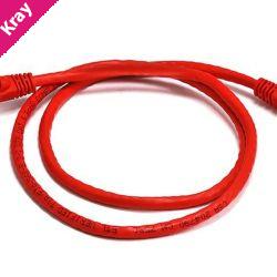 8Ware CAT6A Cable 0.25m (25cm) - Red Color RJ45 Ethernet Network LAN UTP Patch Cord Snagless