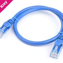 8Ware CAT6A Cable 0.5m (50cm) - Blue Color RJ45 Ethernet Network LAN UTP Patch Cord Snagless