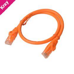 8Ware CAT6A Cable 0.5m (50cm) - Orange Color RJ45 Ethernet Network LAN UTP Patch Cord Snagless