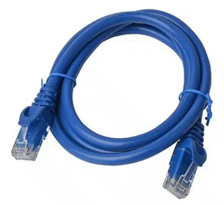 8Ware CAT6A Cable 1.5m  Blue Color RJ45 Ethernet Network LAN UTP Patch Cord Snagless