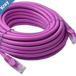8Ware CAT6A Cable 10m  Purple Color RJ45 Ethernet Network LAN UTP Patch Cord Snagless