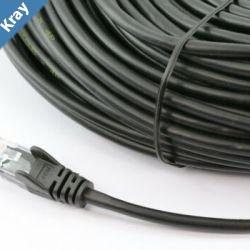 8Ware CAT6A Cable 15m  Black Color RJ45 Ethernet Network LAN UTP Patch Cord Snagless