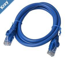 8Ware CAT6A Cable 1m  Blue Color RJ45 Ethernet Network LAN UTP Patch Cord Snagless