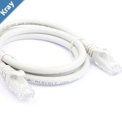 8Ware CAT6A Cable 1m  Grey Color RJ45 Ethernet Network LAN UTP Patch Cord Snagless