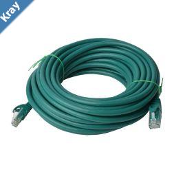 8Ware CAT6A Cable 20m  Green Color RJ45 Ethernet Network LAN UTP Patch Cord Snagless