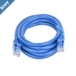 8Ware CAT6A Cable 2m  Blue Color RJ45 Ethernet Network LAN UTP Patch Cord Snagless