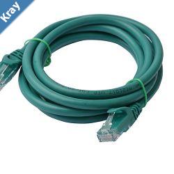 8Ware CAT6A Cable 2m  Green Color RJ45 Ethernet Network LAN UTP Patch Cord Snagless