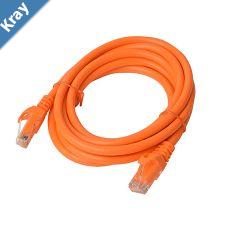 8Ware CAT6A Cable 2m  Orange Color RJ45 Ethernet Network LAN UTP Patch Cord Snagless