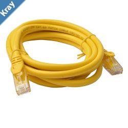 8Ware CAT6A Cable 2m  Yellow Color RJ45 Ethernet Network LAN UTP Patch Cord Snagless
