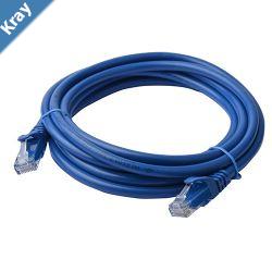 8Ware CAT6A Cable 3m  Blue Color RJ45 Ethernet Network LAN UTP Patch Cord Snagless