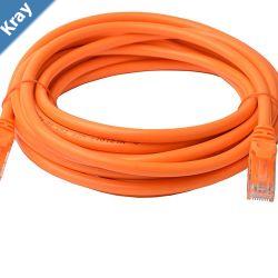 8Ware CAT6A Cable 5m  Orange Color RJ45 Ethernet Network LAN UTP Patch Cord Snagless