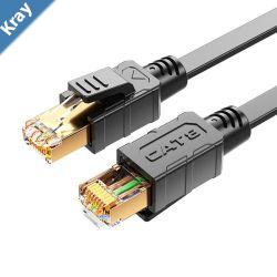 8Ware CAT8 Cable 0.5m 50cm  Grey Color RJ45 Ethernet Network LAN UTP Patch Cord Snagless