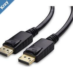 8Ware DisplayPort DP Cable 2m Male to Male 1.2V 30AWG GoldPlated 4K High Speed Display Port Cable for Gaming Monitor Graphics Card TV PC Laptop