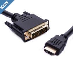 8ware 2m HDMI to DVID Adapter Converter Cable  Male to Male 30AWG Gold Plated PVC Jacket for PS4 PS3 Xbox 360 Monitor PC Computer Projector DVD