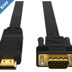8Ware HDMI to VGA Converter Cable 2m Male to Male