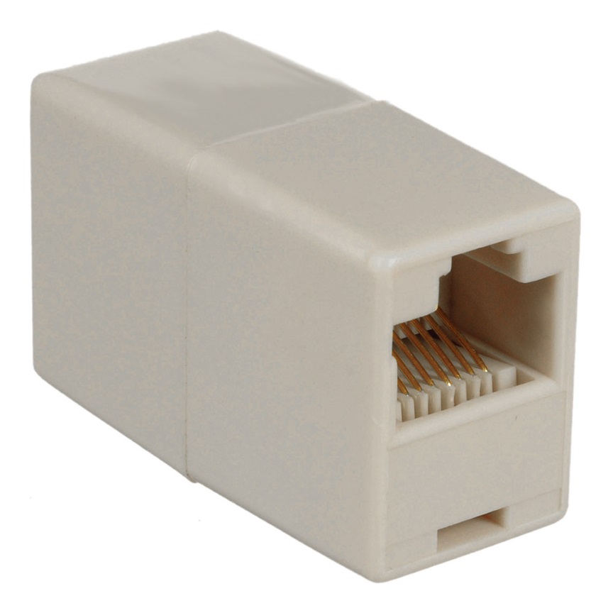 8Ware RJ45 Inline Coupler  Network Keystone Jack Socket suitable for CAT5e and CAT6 Ethernet cables