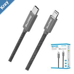 8ware 1.5m Super Ultra USBC to Lightning Cable Super Fast charging Strength Aluminium flexible nylon Apple iPone iPad iPod Mac Retail Pack
