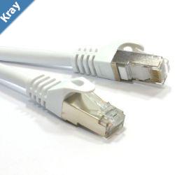 Astrotek CAT6A Shielded Cable 1m GreyWhite Color 10GbE RJ45 Ethernet Network LAN SFTP LSZH Cord 26AWG PVC Jacket