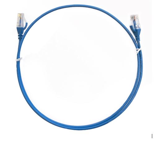8ware CAT6 Thin Cable 1.5m  150cm  Blue Color Premium RJ45 Ethernet Network LAN UTP Patch Cord 26AWG