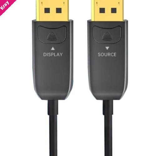 Astrotek 8K DP 1.4  to DP Male to Male Fiber Optic DisplayPort Cable Long Active Optical Cable(AOC) 8K@60Hz 30m High-speed 32.4Gbps HDR HDCP DSC 1yr