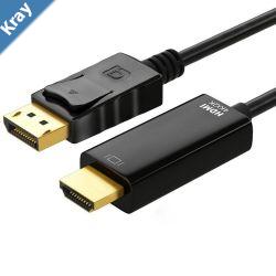 Astrotek 1m DisplayPort DP to HDMI Cable Converter Adapter  Male to Male 4K Resolution For Laptop PC to Monitor Projector HDTV Video Card