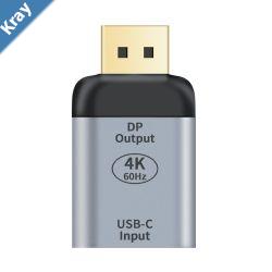 Astrotek USBC to DP DisplayPort Female to Male Adapter support 4K60Hz Aluminum shell Gold plating for Windows Android Mac OS