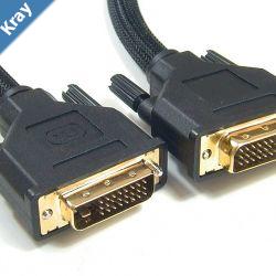 Astrotek DVID Cable 2m  241 pins Male to Male Dual Link 30AWG OD8.6mm Gold Plated RoHS