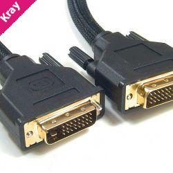 Astrotek DVI-D Cable 5m - 24+1 pins Male to Male Dual Link 30AWG OD8.6mm Gold Plated RoHS