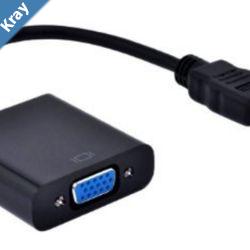 Astrotek HDMI to VGA Converter Adapter Cable 15cm  Type A Male to VGA Female