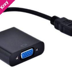 Astrotek HDMI to VGA Converter Adapter Cable 15cm - Type A Male to VGA Female