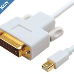Astrotek Mini DisplayPort DP to DVI Cable 2m  20 pins Male to 241 pins Male 32AWG Gold Plated