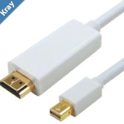 Astrotek Mini DisplayPort DP to HDMI Cable 1m  20 pins Male to 19 pins Male Gold plated RoHS