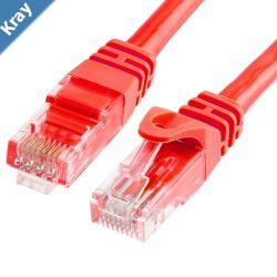 Astrotek CAT6 Cable 25cm0.25m  Red Color Premium RJ45 Ethernet Network LAN UTP Patch Cord 26AWG  CU Jacket
