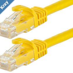 Astrotek CAT6 Cable 25cm0.25m  Yellow Color Premium RJ45 Ethernet Network LAN UTP Patch Cord 26AWG CU Jacket