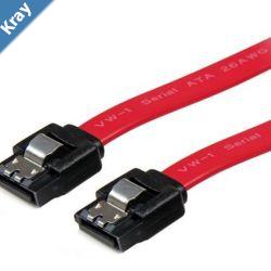 Astrotek SATA 3.0 Data Cable 30cm 7 pins Straight to 7 pins Straight with Latch Red Nylon Jacket 26AWG