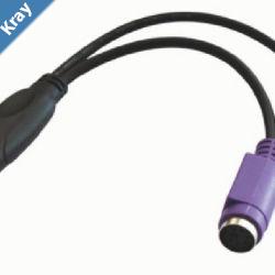 Astrotek USB 2.0 to PS2 Cable 15cm  for Mouse Keyboard Black Colour RoHS