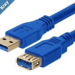 Astrotek USB 3.0 Extension Cable 2m  Type A Male to Type A Female Blue Colour