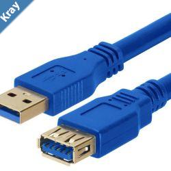 Astrotek USB 3.0 Extension Cable 3m  Type A Male to Type A Female Blue Colour