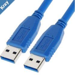 Astrotek USB 3.0 Cable 1m  Type A Male to Type A Male Blue Colour