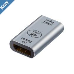 Astrotek USBC to DP DisplayPort Female to Female Adapter support 4K60Hz for iPad Pro Macbook Air Samsung Galaxy MS Surface Dell XPS