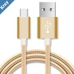 Astrotek 1m Micro USB Data Sync Charger Cable Cord Gold Color for Samsung HTC Motorola Nokia Kndle Android Phone Tablet  Devices