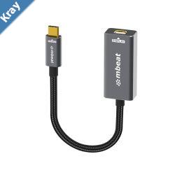 mbeat Tough Link USBC to Mini DisplayPort Adapter  Host Interface USBC 3.2 Gen 2 Up to 4K60Hz 38402160