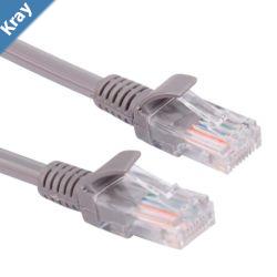 Hypertec 0.5m CAT5 RJ45 LAN Ethenet Network Grey Patch Lead  LS