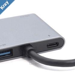 Oxhorn 4in1 USBC to 2x HDMI 1xUSB3.0 1xUSBC Charging Port 100W Power Delivery Support 4K30Hz Displays