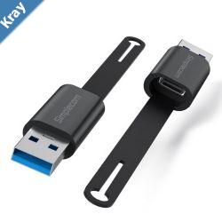 Simplecom CA132 USBA Male to USBC Female Adapter USB 3.2 Gen 2 Data  Charging DoubleSide 10Gbps