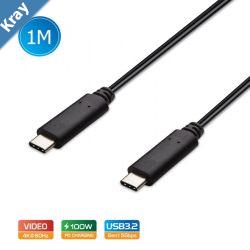 Simplecom CA512 USBC to USBC Cable USB 3.2 Gen2 10Gbps 5A 100W PD 4K60Hz 1M