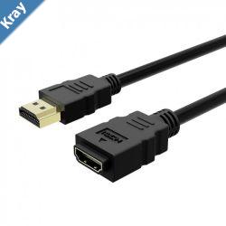 Simplecom CAH305 0.5M High Speed HDMI Extension Cable UltraHD MF 1.6ft