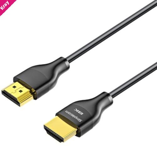 Simplecom CAH520 Ultra High Speed HDMI 2.1 Cable 48Gbps 8K@60Hz Slim Flexible 2M