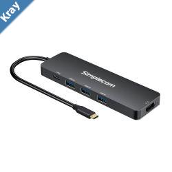 Simplecom CH545 USBC 5in1 Multiport Adapter Docking Station with 3Port USB 3.0 Hub PD HDMI