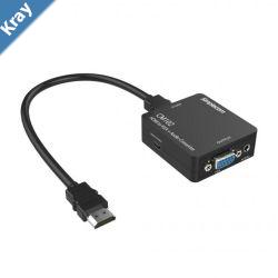 Simplecom CM102 HDMI to VGA  Audio 3.5mm Stereo Converter